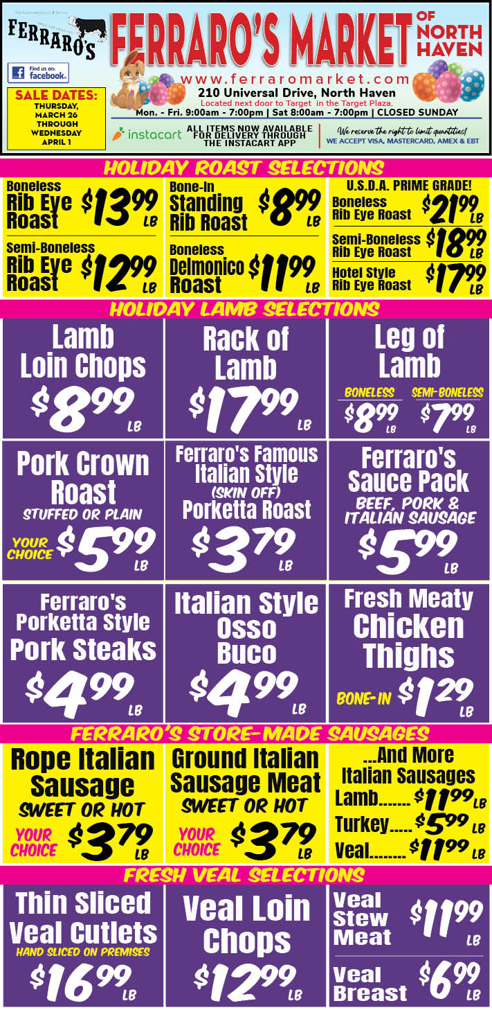 Ferraro's INSERT MAR 26 2026run